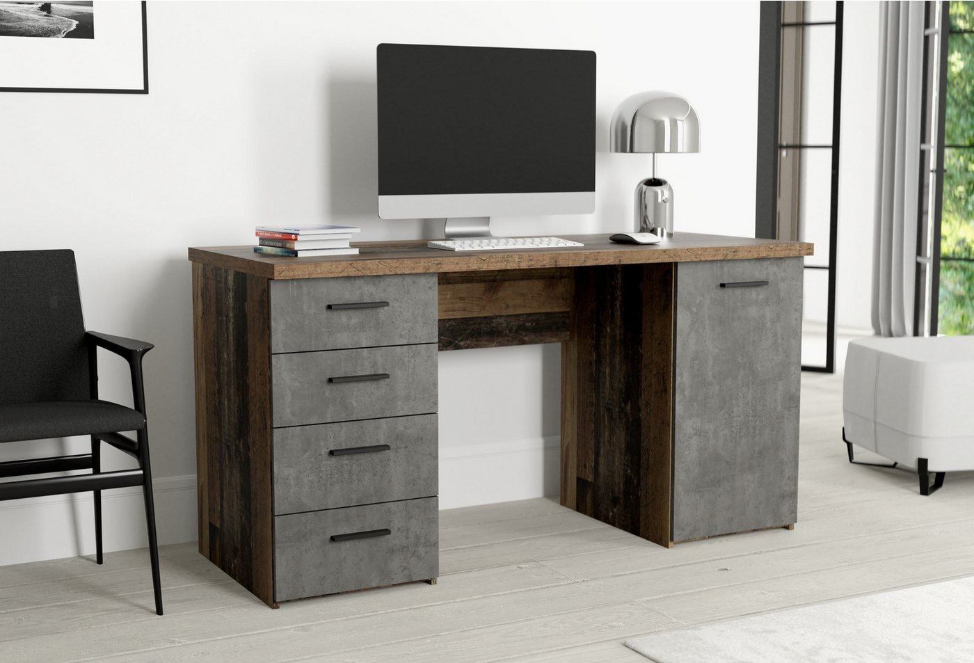 freiraum Schreibtisch Balu, 145 x 76,3 x 60 cm (B/H/T) – Bild 5 von 5