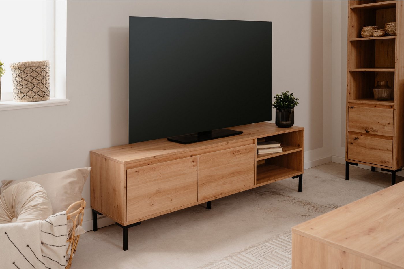 freiraum TV-Board Korsika, in Dekor Artisan Oak – Bild 2 von 5