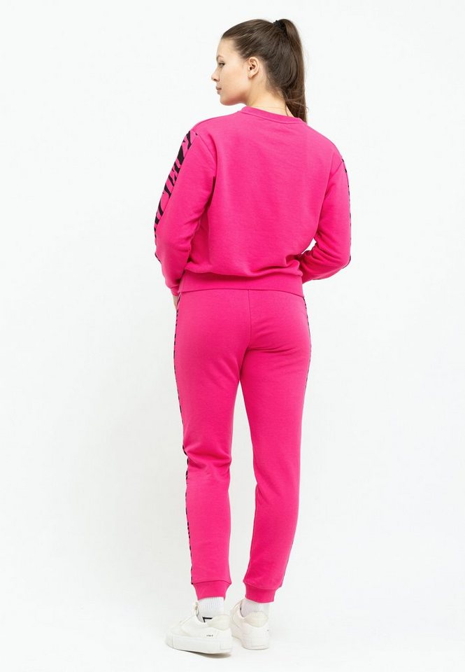 Tom Barron Freizeitanzug Tom Barron Zebra Pattern Sweatshirt And Pant Set, mit modernem Design – Bild 2 von 5