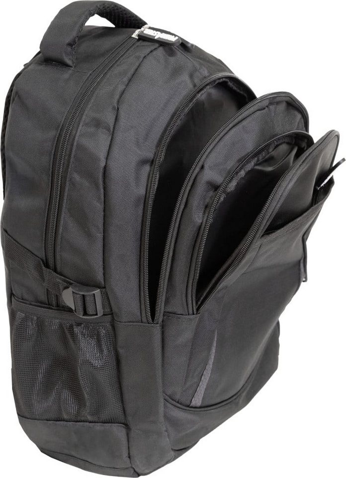Primaster Freizeitrucksack Primaster Rucksack schwarz-grau, 32 x 46 x 18 cm – Bild 3 von 5