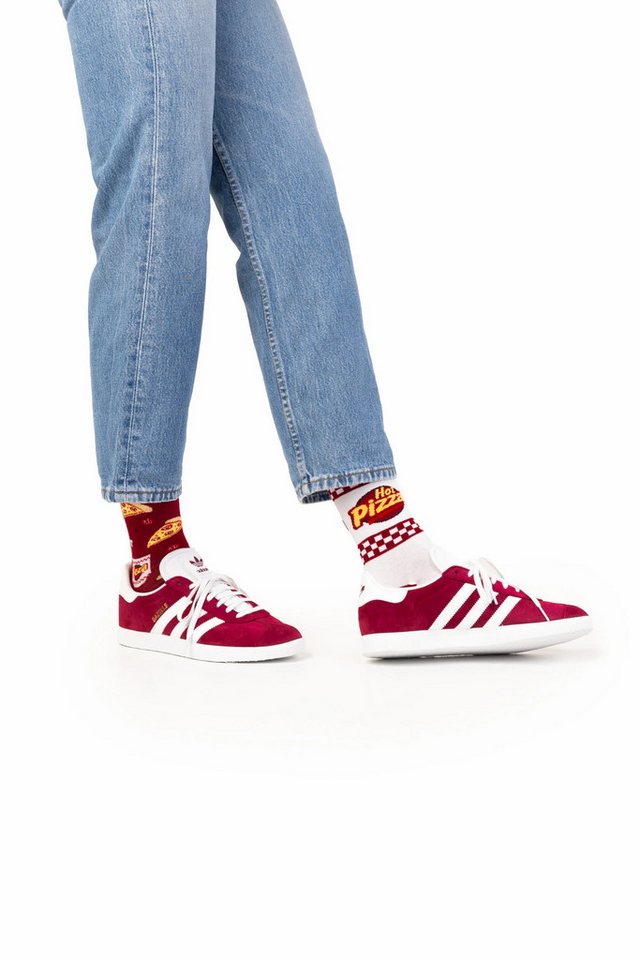 Many Mornings Freizeitsocken Many Mornings Socken Pizza Slice (1 Paar, 1-Paar, 1 Paar) immer ein dismatching Paar – Bild 2 von 3