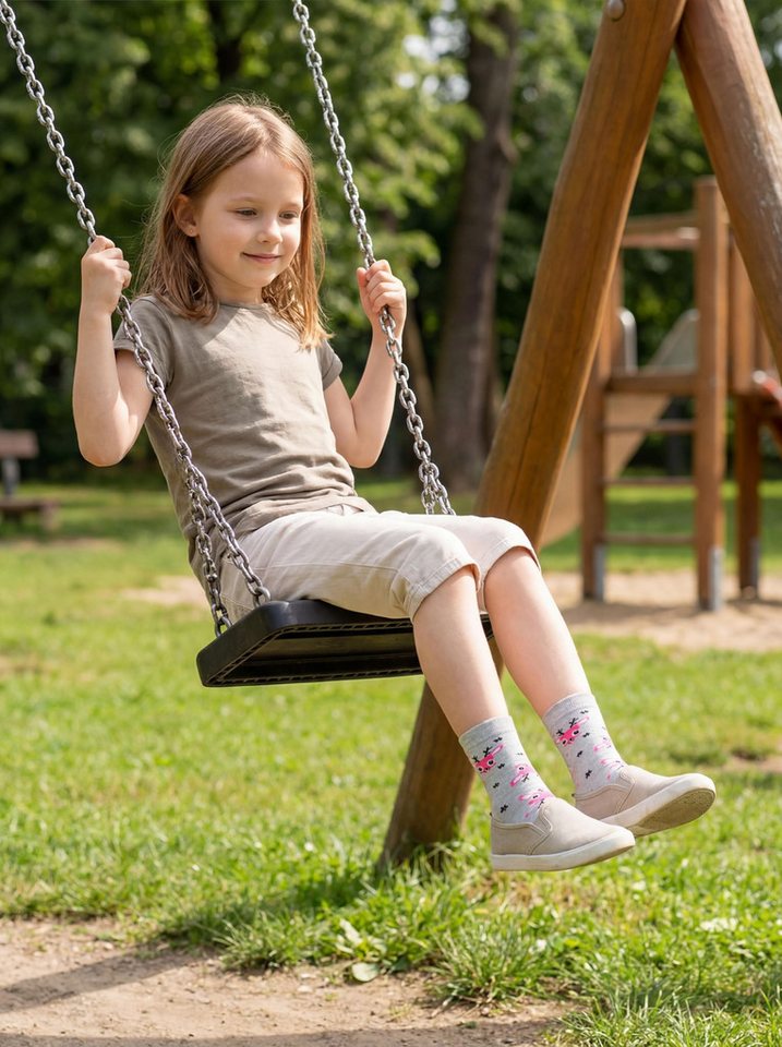 TupTam Freizeitsocken TupTam Kinder Socken Bunt Gemustert 6er Pack für Mädchen und Jungen – Bild 4 von 5