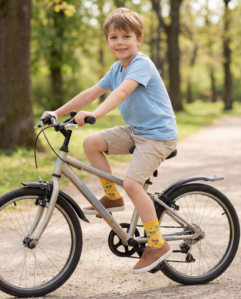 TupTam Freizeitsocken TupTam Kinder Socken Bunt Gemustert 6er Pack für Mädchen und Jungen – Bild 3 von 5