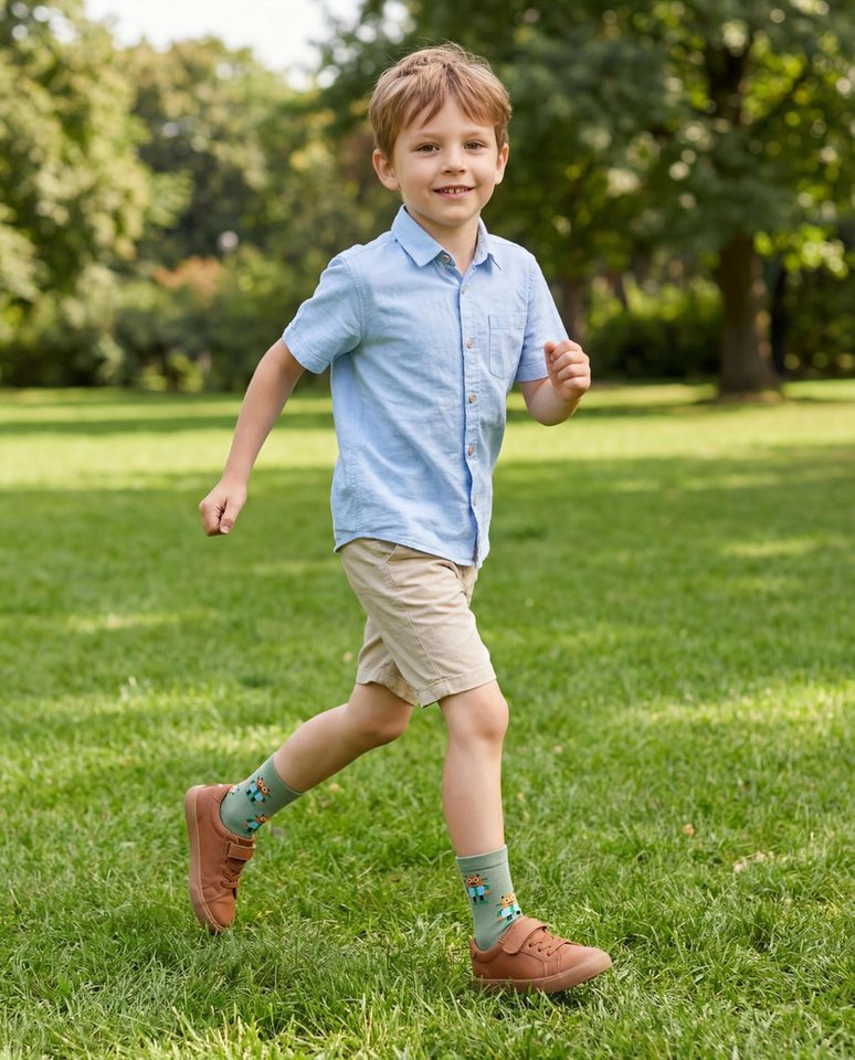 TupTam Freizeitsocken TupTam Kinder Socken Bunt Gemustert 6er Pack für Mädchen und Jungen – Bild 4 von 5