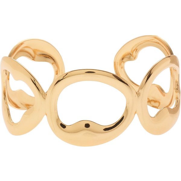 French Connection Armreif offener Armreif, NEU Armschmuck aus vergoldetem Edelstahl