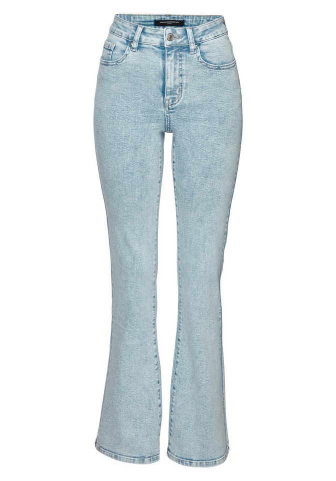 French Connection Bootcut-Jeans mit Used-Waschung und klassischem 5-Pocket-Design ausgestellte Beinform, Flared-Jeans, Stretchjeans,elastisches Material – Bild 3 von 5