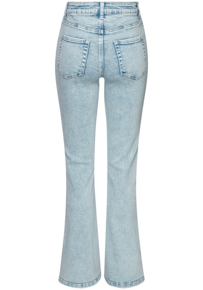 French Connection Bootcut-Jeans mit Used-Waschung und klassischem 5-Pocket-Design ausgestellte Beinform, Flared-Jeans, Stretchjeans,elastisches Material – Bild 5 von 5