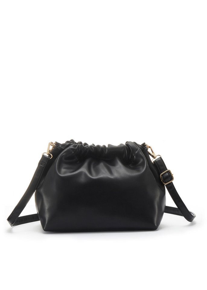 French Connection Handtasche Umhängetasche, Schultertasche, Minibag, Henkeltasche, NEU mit elegantem goldfarbenen Kettenhenkel VEGAN – Bild 3 von 5