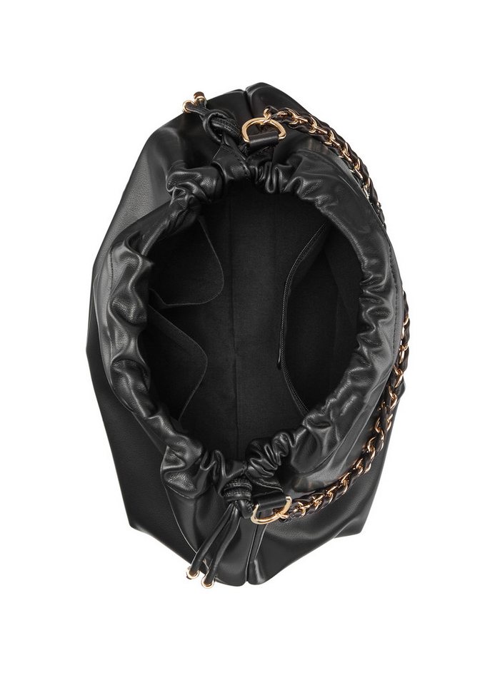 French Connection Handtasche Umhängetasche, Schultertasche, Minibag, Henkeltasche, NEU mit elegantem goldfarbenen Kettenhenkel VEGAN – Bild 5 von 5