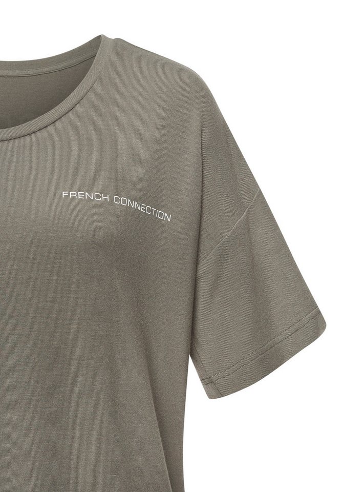 French Connection Nachthemd mit großem Logoprint auf dem Rücken – Bild 5 von 5