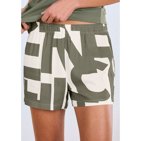 French Connection Pyjamashorts in gewebter Hemdenqualität