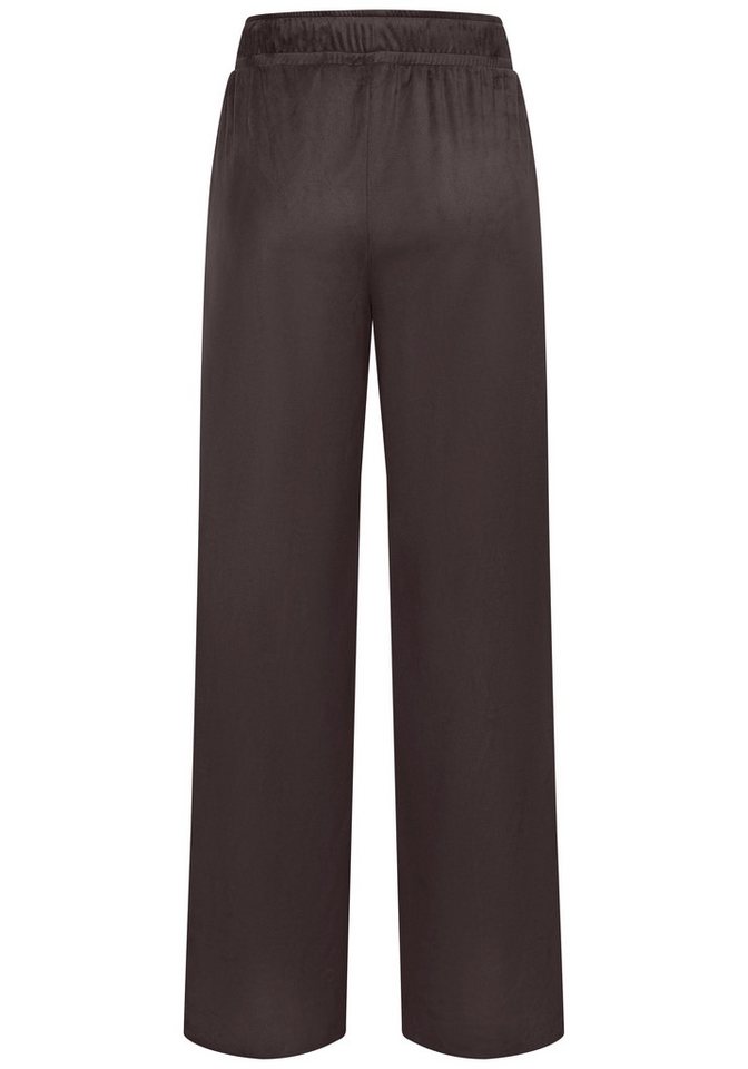 French Connection Schlupfhose aus Veloursleder-Imitat mit seitlichen Taschen, Loungewear – Bild 4 von 5