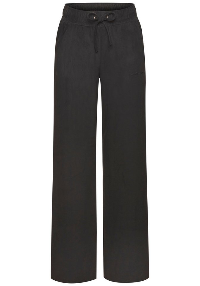 French Connection Schlupfhose aus Veloursleder-Imitat mit seitlichen Taschen, Loungewear – Bild 2 von 5