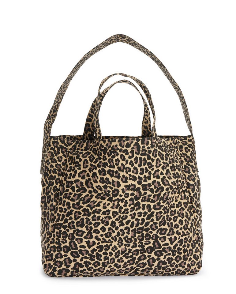 French Connection Shopper Sommertasche, Badetasche, Schultertasche, Einkaufstasche, Tragetasche, Strandtasche, Handtasche im Animal-Look mit zwei Henkellängen V – Bild 3 von 5