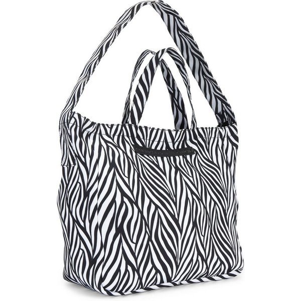French Connection Shopper Sommertasche, Badetasche, Schultertasche, Einkaufstasche, Tragetasche, Strandtasche, Handtasche im Animal-Look mit zwei Henkellängen V