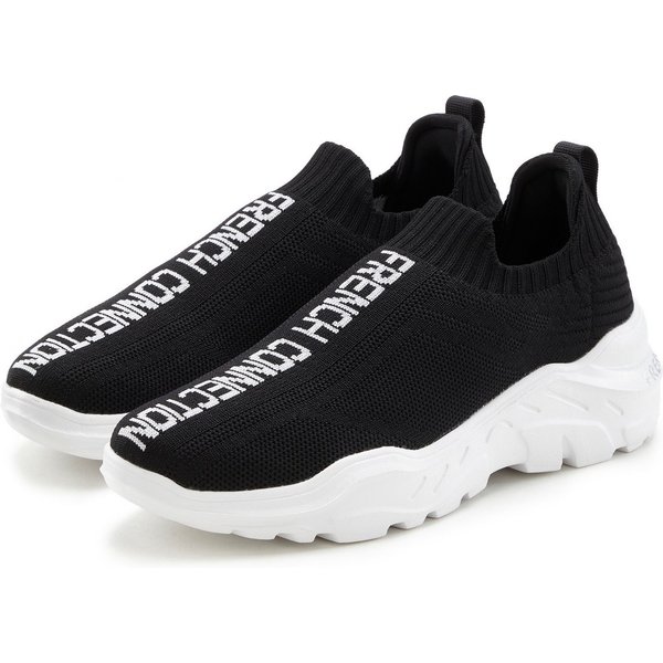 French Connection Slipper, Halbschuh, Freizeitschuh, Slip-On-Sneaker, Sneaker zum Reinschlüpfen VEGAN