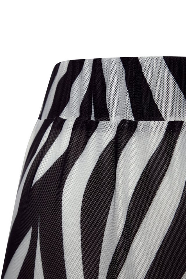 French Connection Strandhose aus leichter, transparenter Meshware und weitem Bein Palazzohose, Schlupfhose, Strandhose, leichte Sommerhose – Bild 5 von 5