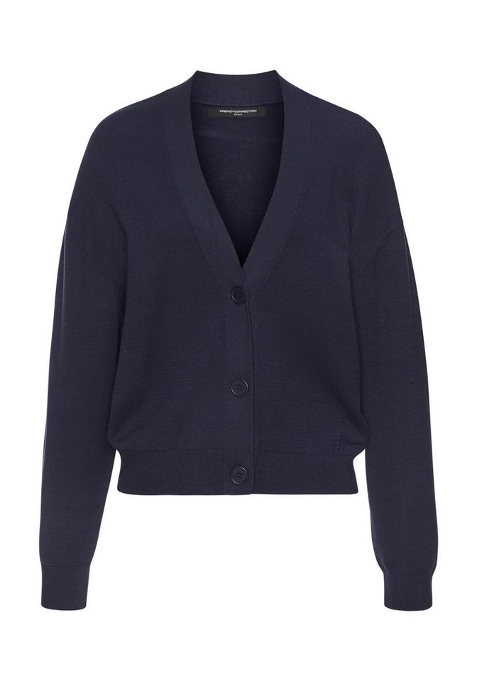 French Connection Strickjacke Loungejacke mit Knopfleiste und überschnittenen Schultern, Loungewear – Bild 2 von 5