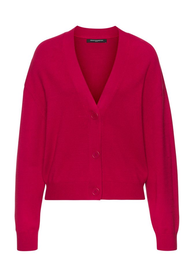French Connection Strickjacke Loungejacke mit Knopfleiste und überschnittenen Schultern, Loungewear – Bild 2 von 5