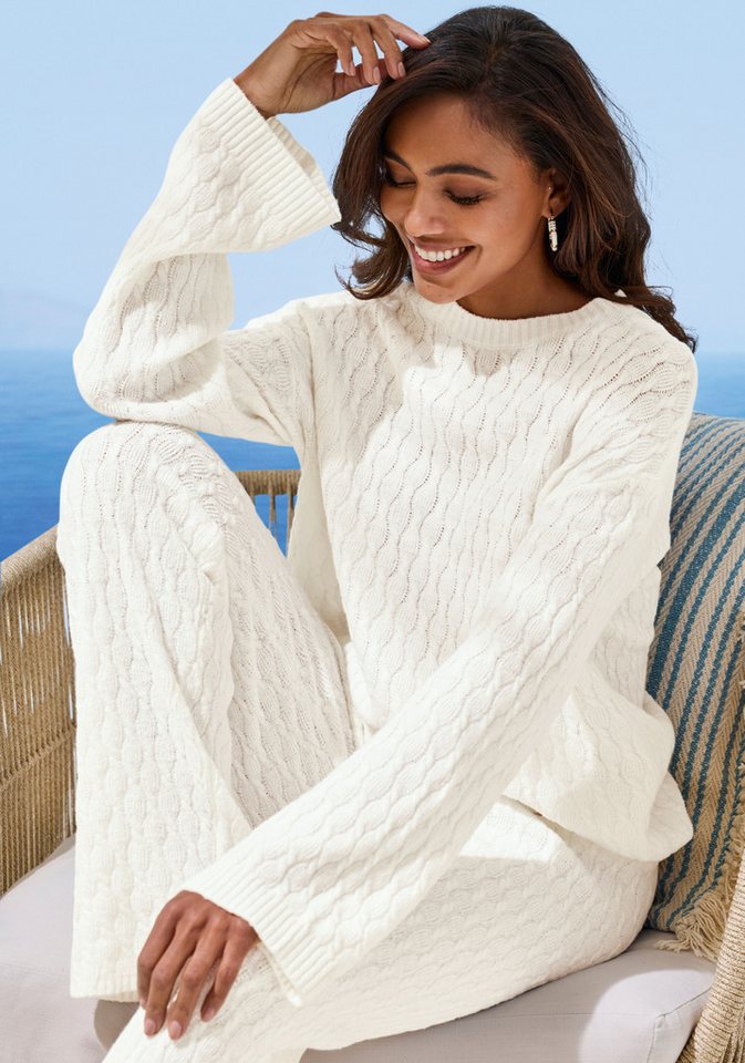 French Connection Strickpullover - Loungepullover - Homewear mit Zopfmuster, Home- und Loungewear – Bild 5 von 5