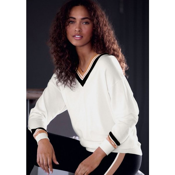 French Connection Strickpullover mit Kontraststreifen, Loungewear