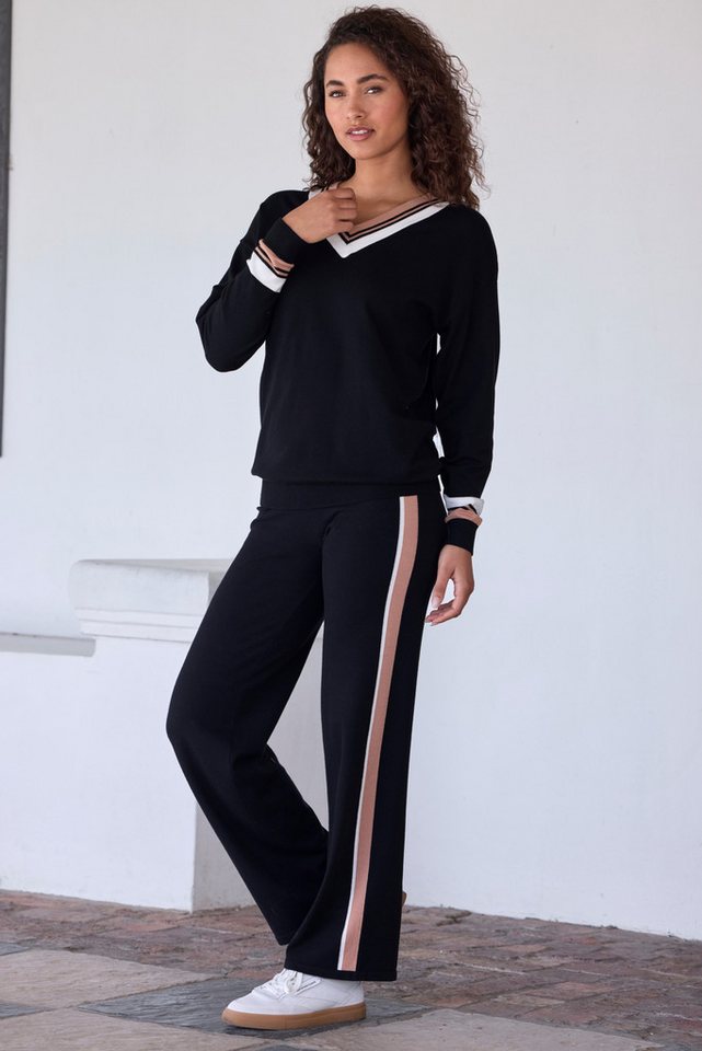 French Connection Strickpullover mit Kontraststreifen, Loungewear – Bild 5 von 5