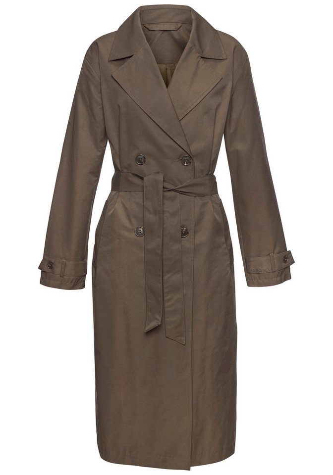 French Connection Trenchcoat mit Bindegürtel, doppelreihiger Knopfverschluss – Bild 2 von 5