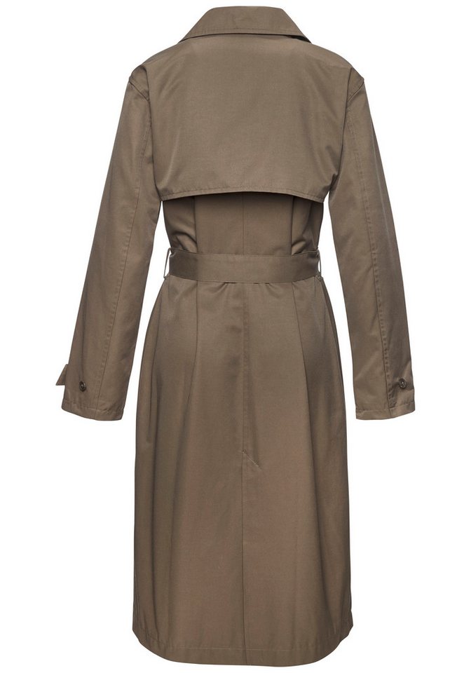 French Connection Trenchcoat mit Bindegürtel, doppelreihiger Knopfverschluss – Bild 4 von 5