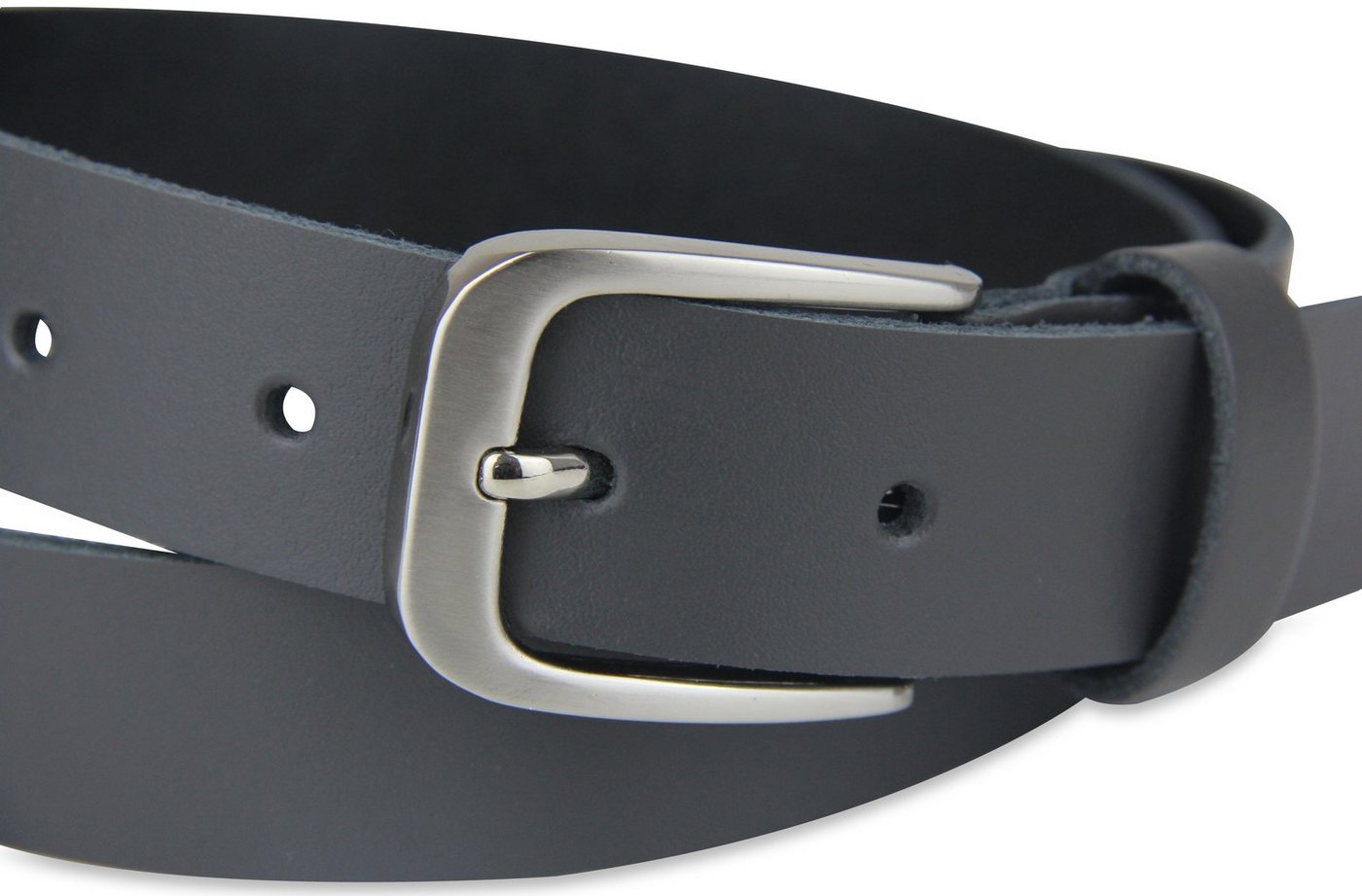 Frentree Ledergürtel aus 100% Echtleder, MADE IN GERMANY 3 cm breiter Gürtel aus Leder, kürzbar, Braun – Bild 2 von 5