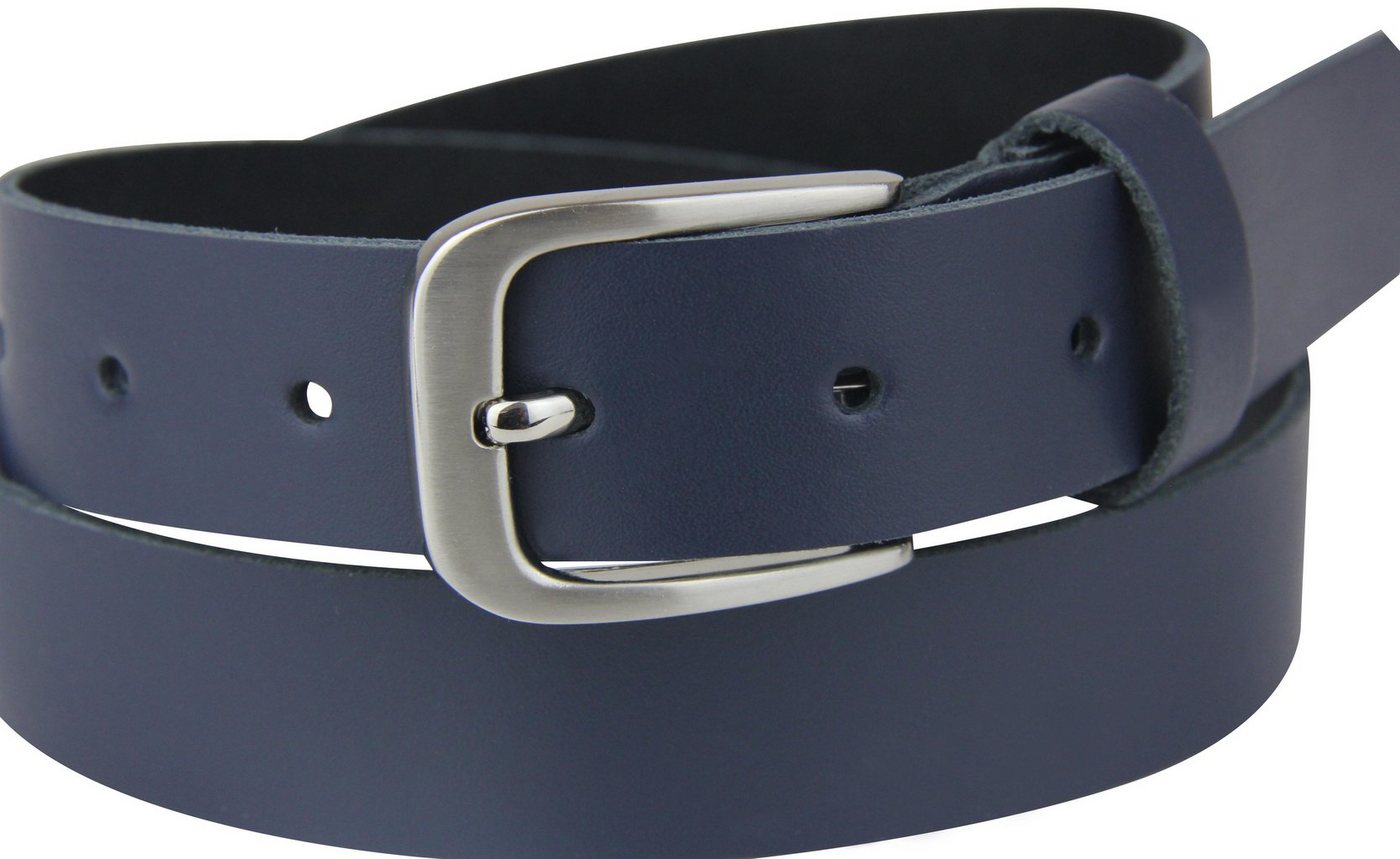 Frentree Ledergürtel aus 100% Echtleder, MADE IN GERMANY 3 cm breiter Gürtel aus Leder, kürzbar, Braun – Bild 2 von 5