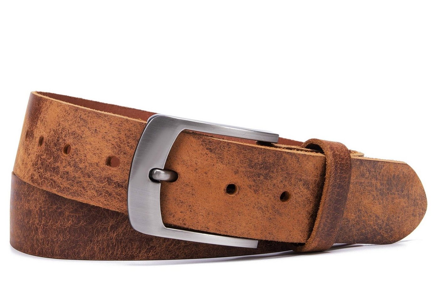 Frentree Ledergürtel aus 100% Echtleder, MADE IN GERMANY 3,8 cm breiter Gürtel aus Leder, kürzbar, verschiedene Farben – Bild 3 von 5