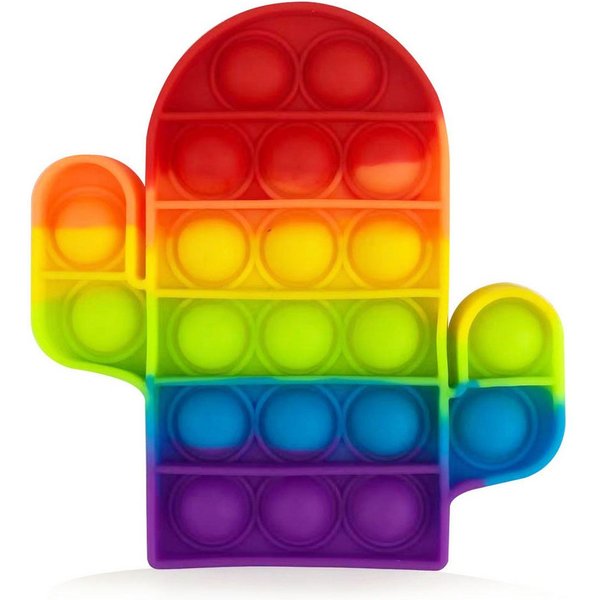 Frentree Lernspielzeug Push Pop Anti-Stress, Spielzeug, Fidget Toy für Kinder und Erwachsene Eis, Kreis Pop It