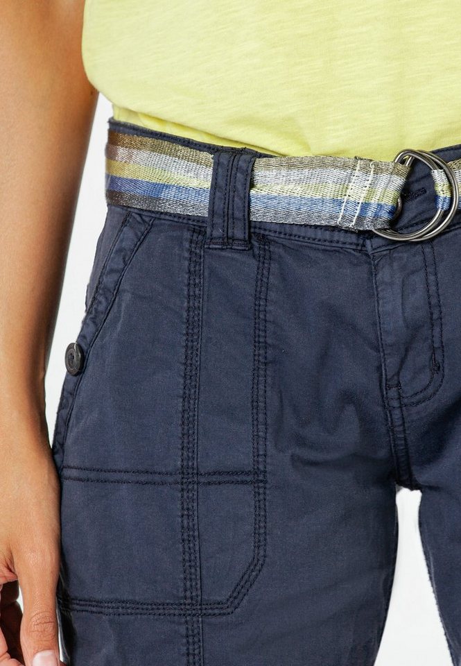 Fresh Made Bermudas Bermuda mit glänzendem Gürtel – Bild 3 von 5