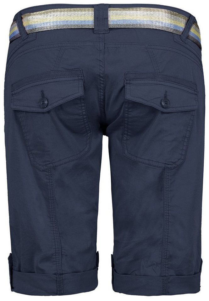 Fresh Made Bermudas Bermuda mit glänzendem Gürtel – Bild 5 von 5