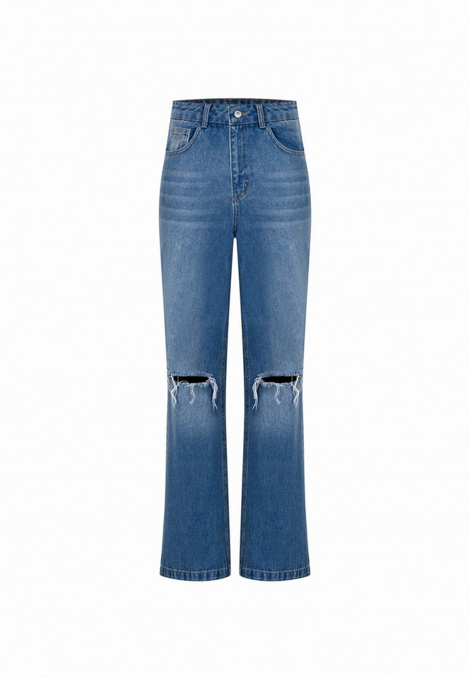 freshlions Bequeme Jeans Sofia (1-tlg) mit ausgestelltem Bein – Bild 2 von 5