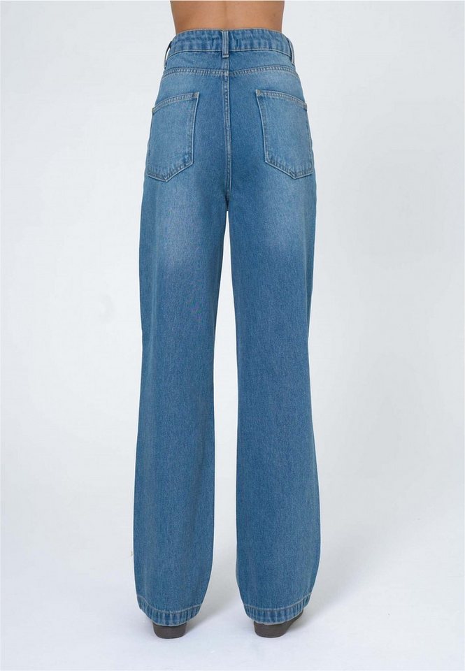 freshlions Bequeme Jeans Sofia (1-tlg) mit ausgestelltem Bein – Bild 3 von 5