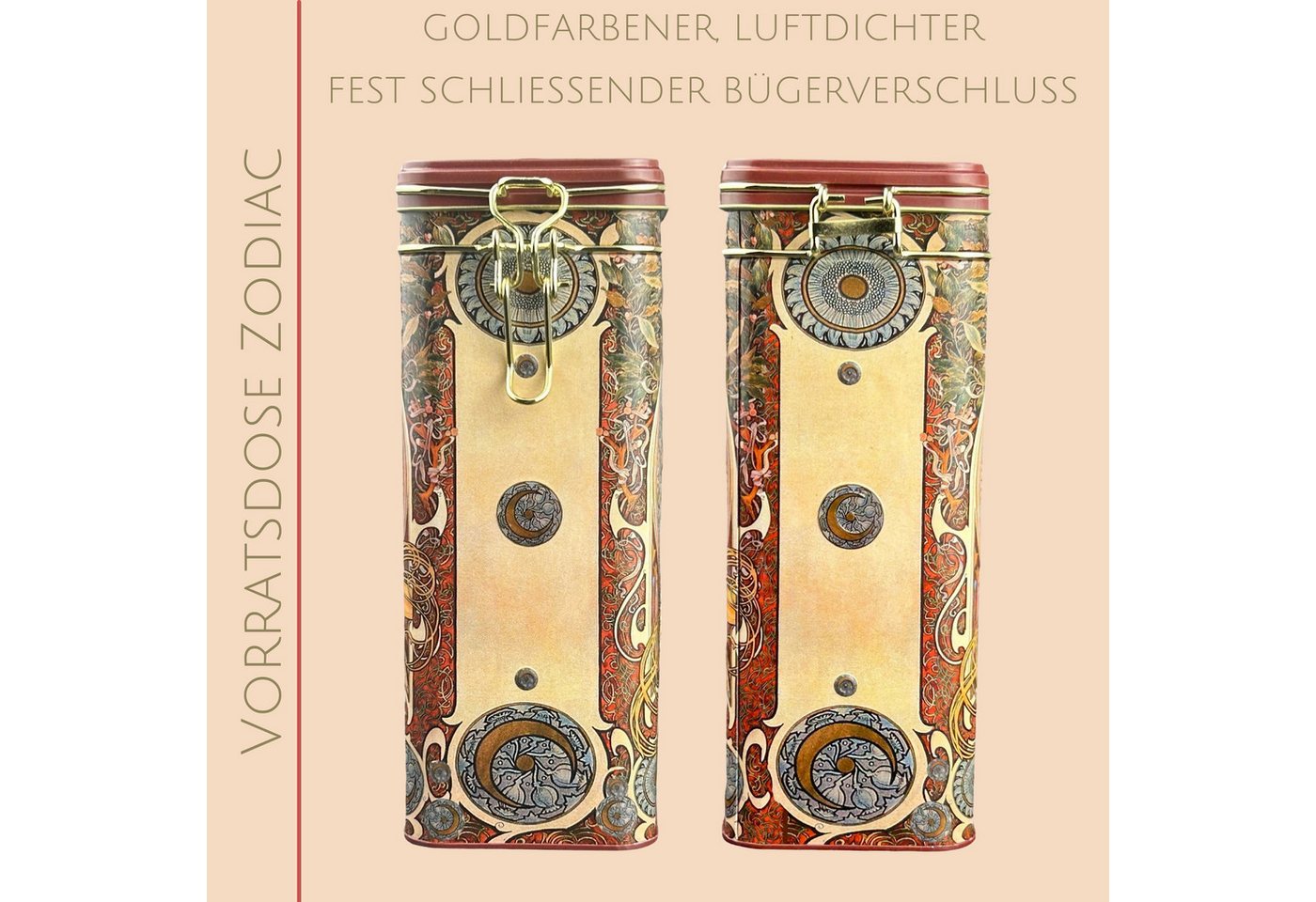 Fridolin Kaffeedose Vorratsdose mit Bügelverschluss, luftdicht mit Aromaverschluss – Bild 4 von 5