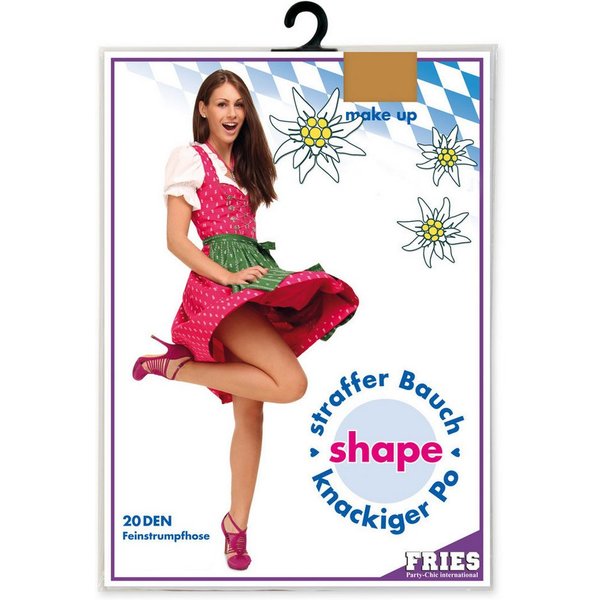 Fries Feinstrumpfhose Dirndl Strumpfhose Straffer Bauch Knackiger Po Bayern Volksfest Kirmes 20 DEN