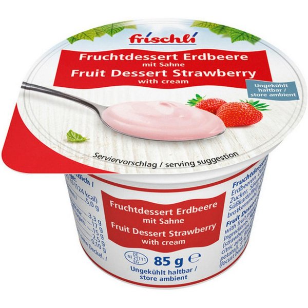frischli Süßigkeit, Frischli Fruchtdessert Erdbeere ohne 85g