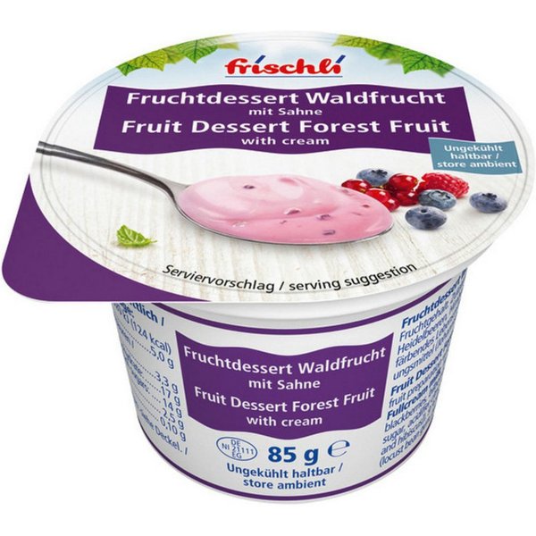 frischli Süßigkeit, Frischli Fruchtdessert Waldfrucht mit 85g