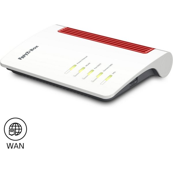 Fritz! FRITZ!Box 4630 WLAN-Router, Wi-Fi 7 Mesh bis 3.568 MBit/s, 2,5-Gbit/s-WAN, DECT, Smart Home