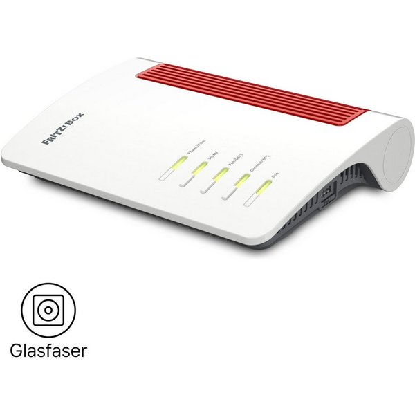 Fritz! FRITZ!Box 5690 WLAN-Router, Glasfaser AON/GPON, Wi-Fi 7 Mesh 6.448 MBit/s, 2,5-Gbit/s-WAN, DECT