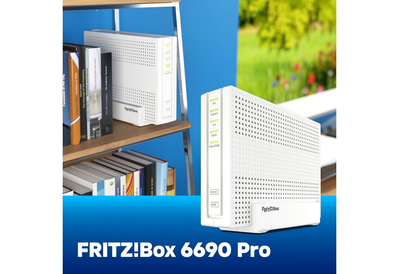 Fritz! FRITZ!Box 6690 Pro WLAN-Router, Kabel DOCSIS 3.1, Wi-Fi 7 Tri-Band 12.208 MBit/s, Zigbee, DECT – Bild 5 von 5