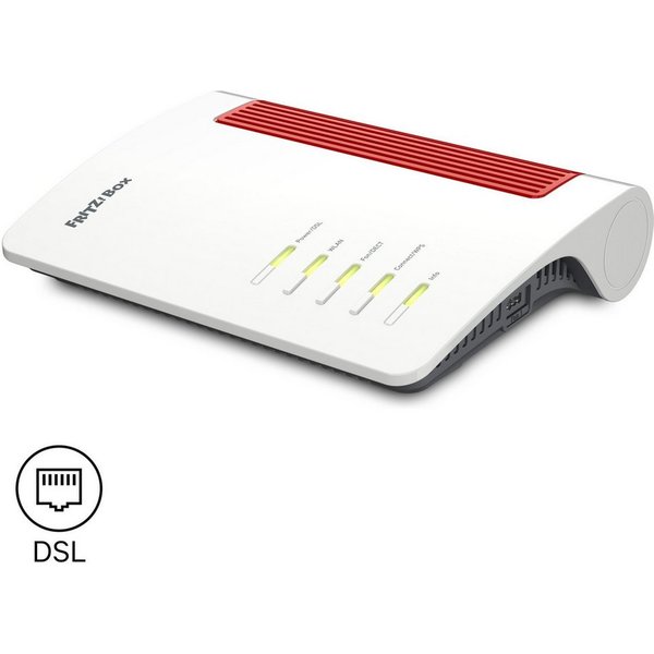 Fritz! FRITZ!Box 7690 DSL-Router, DSL-Supervectoring, Wi-Fi 7 Mesh bis 7.136 MBit/s, Zigbee, DECT