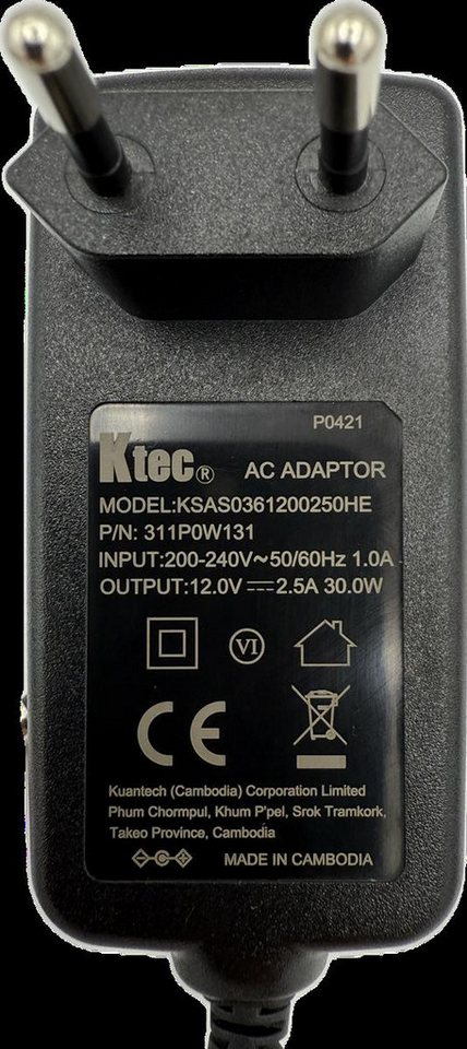 Fritz! Original AVM Netzteil Steckernetzteil 12V 2,5A für AVM Fritz!Box Steckernetzteil – Bild 2 von 5