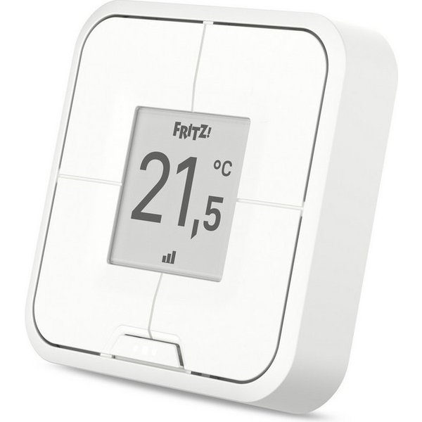 Fritz! FRITZ!Smart Control 440 Smart-Home-Zubehör, Smart-Taster, 4 Tasten für 12 Geräte, E-Paper, Temperatursensor