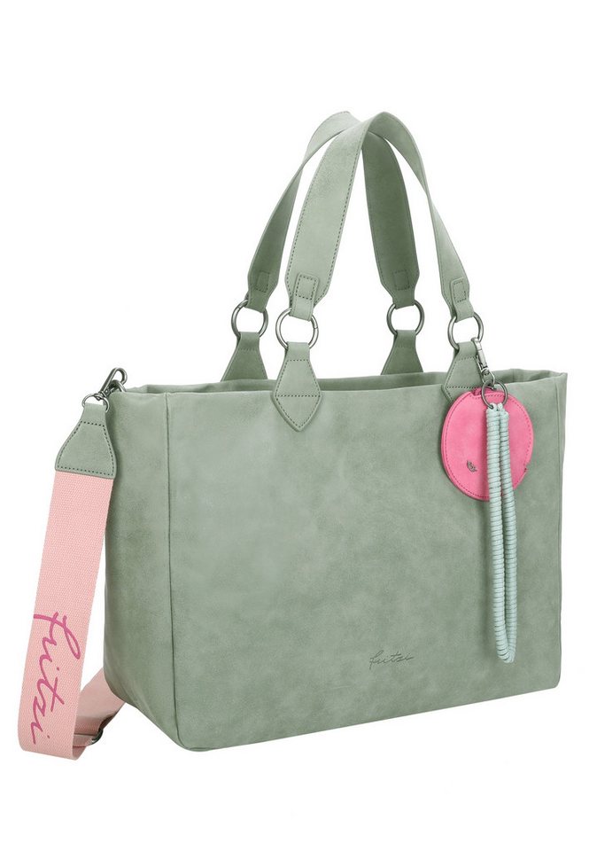 Fritzi aus Preußen Henkeltasche Izzy Vintage, mit Taschen-Anhänger und Schlüsselschlange – Bild 2 von 5