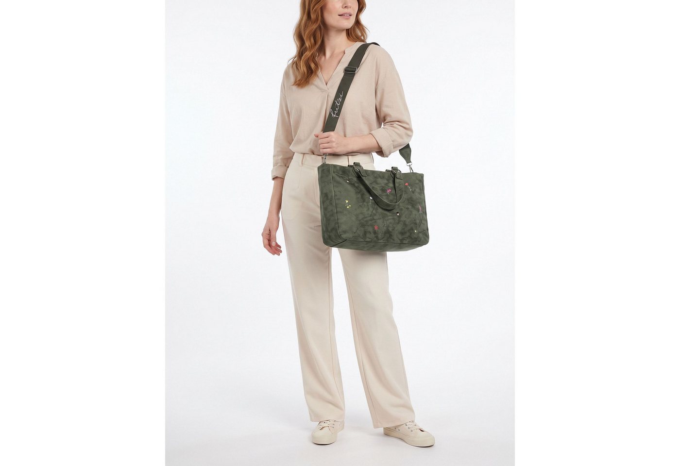 Fritzi aus Preußen Schultertasche Izzy Vintage, Polyurethan – Bild 2 von 5