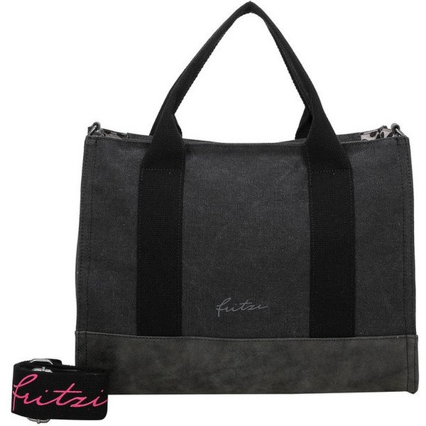 Fritzi aus Preußen Shopper Canvas Tote Bag, mit abnehmbarem Schulterriemen