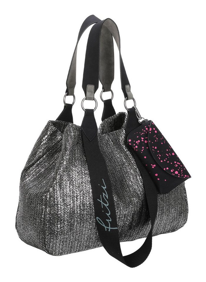 Fritzi aus Preußen Shopper Painted Straw Shopper (Set, 2-tlg) – Bild 2 von 5